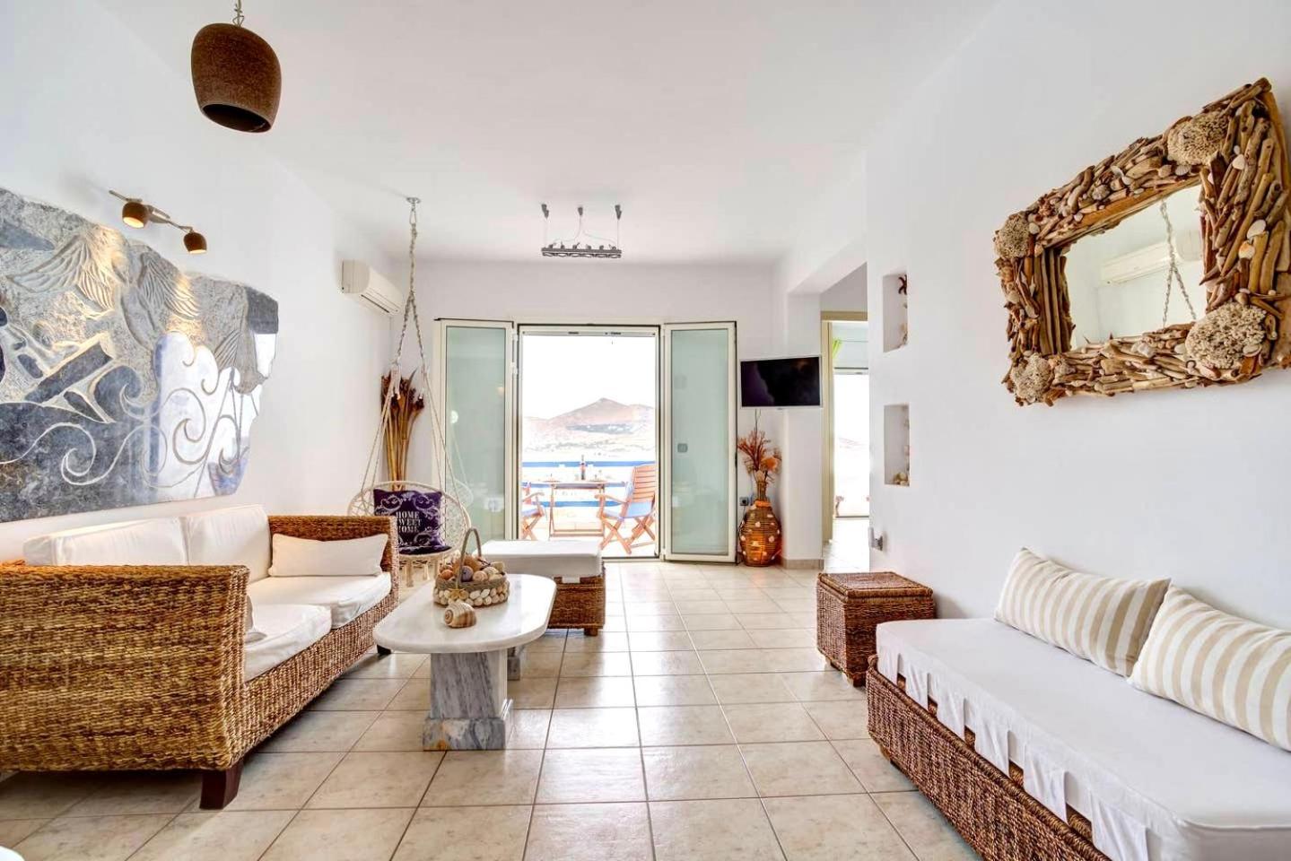 Paros Dream House #Naoussa Parodise Villa Bagian luar foto